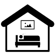 bedroom sleeping icon 1
